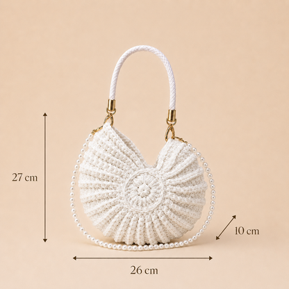 Bolso Caracola Crochet | Tejido a Mano