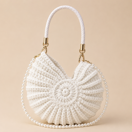 Bolso Caracola Crochet | Tejido a Mano