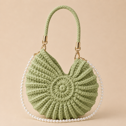 Bolso Caracola Crochet | Tejido a Mano