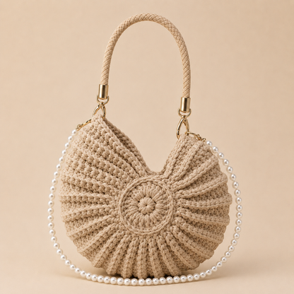 Bolso Caracola Crochet | Tejido a Mano